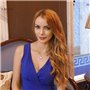J Renee Love Heart κολιέ με κρύσταλλο Swarovski ευλογημένη αγάπη μοβ