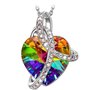 J Renee Love Heart κολιέ με κρύσταλλο Swarovski καρδιά πολύχρωμο