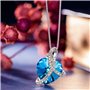 J Renee Love Heart κολιέ με κρύσταλλο Swarovski καρδιά μπλε