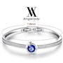 Angelady Ange Heart από λευκό χρυσό και κρύσταλλα Swarovski