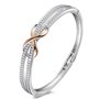 Angelady Ange Heart με λευκό χρυσό και κρύσταλλα Swarovski