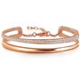 Angelady Ange Heart από ροζ χρυσό και κρύσταλλα Swarovski