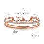 Angelady Ange Heart από ροζ χρυσό και κρύσταλλα Swarovski