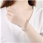 Angelady Ange Heart από ροζ, λευκό χρυσό και κρύσταλλα Swarovski