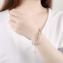 Angelady Ange Heart από ροζ, λευκό χρυσό και κρύσταλλα Swarovski
