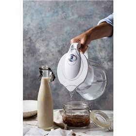 Κανάτα με φίλτρο νερού Aquaphor Onyx λευκή AQ-110-WHT