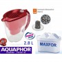 Κανάτα με φίλτρο νερού Aquaphor Amethyst κόκκινη AQ-109-RED
