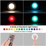 Σετ 6 Φώτα RGB LED με Τηλεχειριστήριο