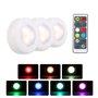 Σετ 3 Φώτα RGB LED με Τηλεχειριστήριο