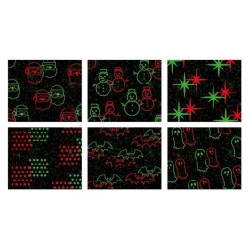 Προβολέας λέιζερ με 6 κινούμενες εικόνες Star Shower Laser Magic