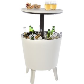 Keter Cool Bar Φορητό Ψυγείο/Τραπεζάκι Λευκό 30lt