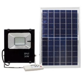 Προβολέας εξωτερικού χώρου με ηλιακό πάνελ & τηλεχειριστήριο SLED-40