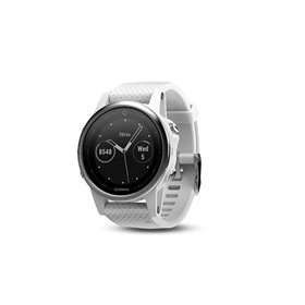 Garmin Fenix 5S Ασημένιο με λευκό βραχιόλι Carrara
