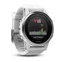 Garmin Fenix 5S Ασημένιο με λευκό βραχιόλι Carrara