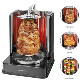Ψησταριά για Σπιτικό Γύρο Κοτόπουλο Σούβλας και Σουβλακια 3 σε 1 Cletronic DCG 368