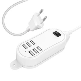 Φορτιστής USB με 6 θύρες EL-004