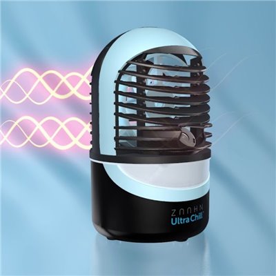 Zaahn Ultra Chill Personal Mini Air Cooler – Επαναφορτιζόμενη Μίνι Συσκευή κλιματισμού και Υγραντήρας USB