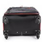Βαλίτσα τρόλεϊ με 4 ρόδες, μαύρο-ροζ, Sunrise Bags 2147-27-BKPK Club