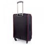 Βαλίτσα τρόλεϊ με 4 ρόδες, μαύρο-ροζ, Sunrise Bags 2147-27-BKPK Club