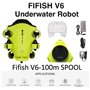 Fifish Υποβρύχιο Drone V6 με Κάμερα 4K UHD 12 megapixels 100 μέτρα βάθος 64 GB μνήμη