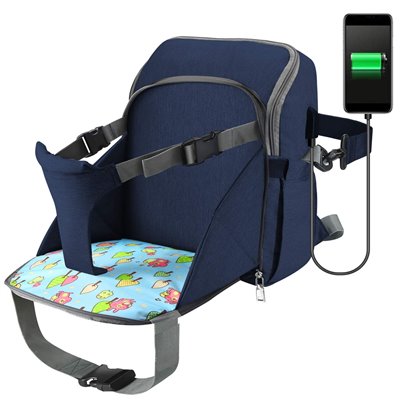 CeeKii Τσάντα Αλλαξιέρα με  Θήκη Φόρτισης USB Unisex (Σκούρο Μπλε)