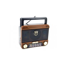Επαναφορτιζόμενο ραδιόφωνο USB, SD με φωτισμό Meier M-U129