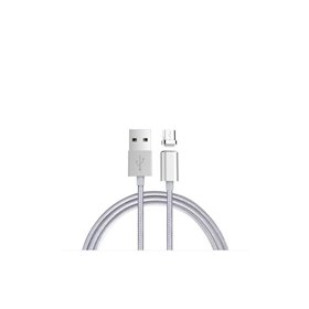 LED Micro USB καλώδιο για μεταφορά αρχείων/ φόρτιση κινητού με μαγνητική κεφαλη RENZHE V8-1