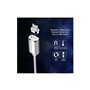 LED Micro USB καλώδιο για μεταφορά αρχείων/ φόρτιση κινητού με μαγνητική κεφαλη RENZHE V8-1