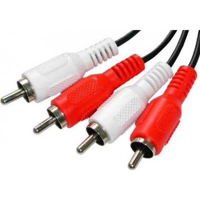 Καλώδιο 2x RCA male - 2x RCA male 1,8m M2-0810