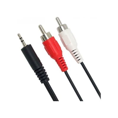 Καλώδιο Stereo 3.5mm male - 2x RCA male 1.8m M2-0820