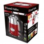 Russell Hobbs 21670-70 Ρετρό Ηλεκτρικός Βραστήρας με κρυφό δείκτη θερμοκρασίας βρασμού νερού, 2400 Watt, Κόκκινος