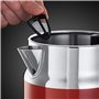 Russell Hobbs 21670-70 Ρετρό Ηλεκτρικός Βραστήρας με κρυφό δείκτη θερμοκρασίας βρασμού νερού, 2400 Watt, Κόκκινος