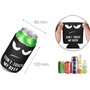 KWmobile Can Cooler Don't Touch Ισοθερμική Θήκη για Κουτάκια Μπύρας &amp Αναψυκτικά 330ml 2τμχ