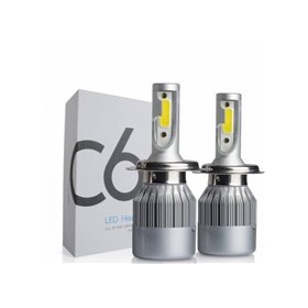 Φώτα Αυτοκινήτου LED Kit H4 36W 3800LM 6000Κ - C6