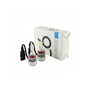 Φώτα Αυτοκινήτου H8 Cree Led Headlights C6 12V24V 2τμχ