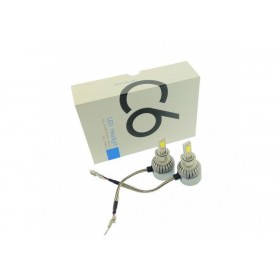 Φώτα Αυτοκινήτου H3 Cree Led Headlights C6 12V24V 2τμχ