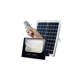 Ηλιακός Προβολέας Αδιάβροχος 40W με Φωτοβολταϊκό Πάνελ, Τηλεκοντρόλ και Χρονοδιακόπτη, JD-8840