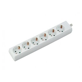 Πολύπριζο 6 Θέσεων χωρίς διακόπτη με 5μ καλώδιο 40104