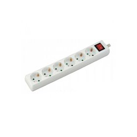 Πολύπριζο 6 Θέσεων με διακόπτη και 3μ καλώδιο 40091