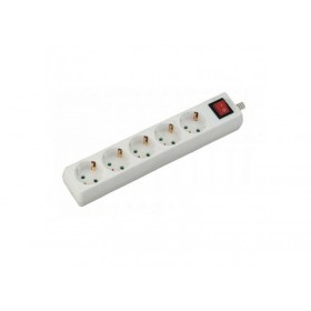 Πολύπριζο 5 Θέσεων με διακόπτη και 3μ καλώδιο 40088