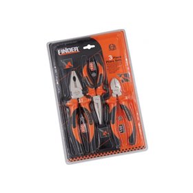 Επαγγελματικό Σετ Πένσα Πλαγιοκόπτης Μυτοτσίμπιδο Finder 19096