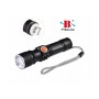 Mini Tactical Φακός ZOOM 200LM USB - Υψηλής Φωτεινότητας BAILONG BL-616-T6 ZOOM