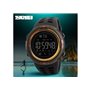 Smart Watch ρολόι με Βηματομετρητή και Bluetooth χειρός ανδρικό SKMEI 1250 GOLD