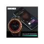 Smart Watch ρολόι με Βηματομετρητή και Bluetooth χειρός ανδρικό SKMEI 1250 GOLD/RED