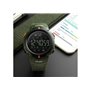 Smart Watch ρολόι με Βηματομετρητή και Bluetooth χειρός ανδρικό SKMEI 1301 GREEN