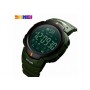 Smart Watch ρολόι με Βηματομετρητή και Bluetooth χειρός ανδρικό SKMEI 1301 GREEN