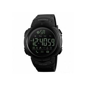 Smart Watch ρολόι με Βηματομετρητή και Bluetooth χειρός ανδρικό SKMEI 1301 BLACK
