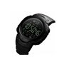 Smart Watch ρολόι με Βηματομετρητή και Bluetooth χειρός ανδρικό SKMEI 1301 BLACK