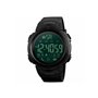 Smart Watch ρολόι με Βηματομετρητή και Bluetooth χειρός ανδρικό SKMEI 1301 BLACK