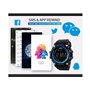 Smart Watch ρολόι με Βηματομετρητή και Bluetooth χειρός ανδρικό SKMEI 1227 BLUE